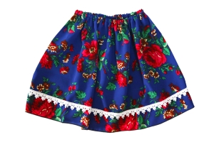 SPÓDNICZKA LUDOWA NIEBIESKA S