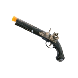 PISTOLET PIRACKI CZARNO-ZŁOTY