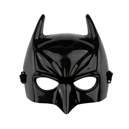 MASKA BATMAN POŁYSKLIWA PLASTIKOWA CZARNA