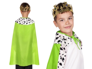 PELERYNA KRÓL ZIELONA 80cm