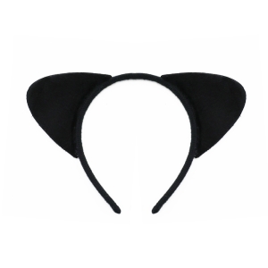 OPASKA USZY KOTA CZARNA