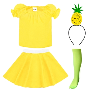 ZESTAW ANANAS ŻÓŁTY 98-110 5el