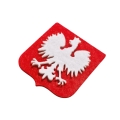 PRZYPINKA GODŁO POLSKI FILCOWY BIAŁO-CZERWONY 5,5x5cm