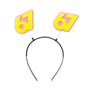 OPASKA SIX SEVEN 67 FILCOWA RÓŻOWO-ŻÓŁTA