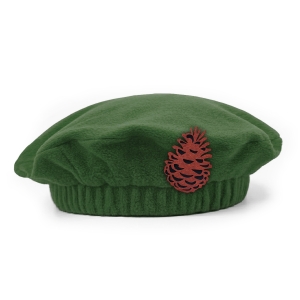 BERET SZYSZKA POLAR CIEMNOZIELONY
