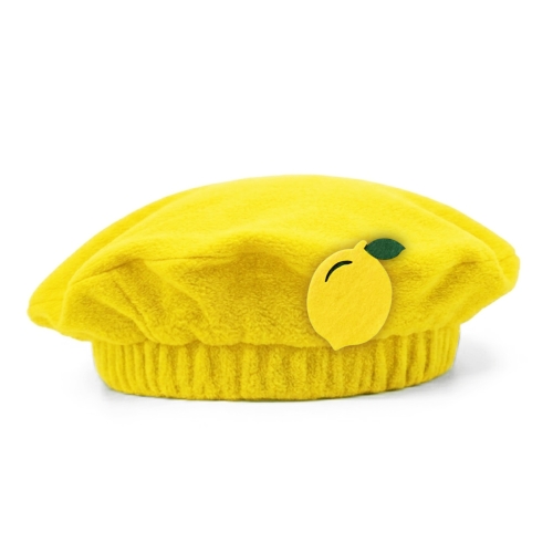 BERET CYTRYNA POLAR ŻÓŁTY