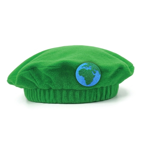 BERET PLANETA ZIEMIA POLAR ZIELONY