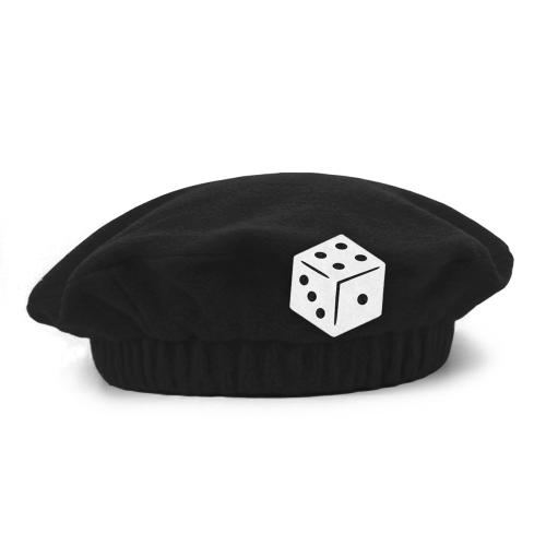 BERET KOSTKA DO GRY POLAR CZARNY