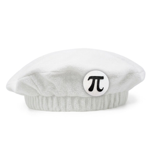 BERET LICZBA PI POLAR BIAŁY