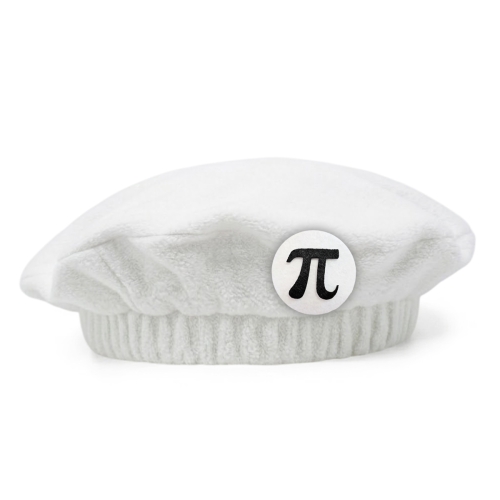 BERET LICZBA PI POLAR BIAŁY