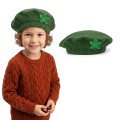BERET LIŚĆ KASZTANOWCA POLAR C.ZIELONY