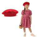 BERET MALINA POLAR CZERWONY