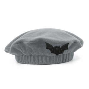 BERET NIETOPERZ POLAR SZARY