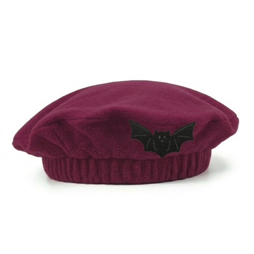 BERET NIETOPERZ POLAR BORDOWY