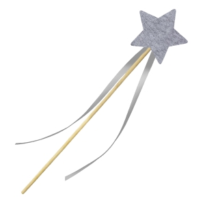 RÓŻDŻKA GWIAZDKA FILCOWA SZARY MELANŻ