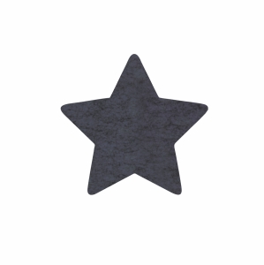 FRONT GWIAZDKA FILCOWA GRAFITOWA 7cm