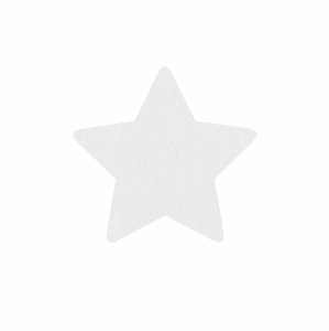FRONT GWIAZDKA FILCOWA BIAŁA 7cm
