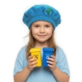 BERET PLANETA ZIEMIA POLAR NIEBIESKI