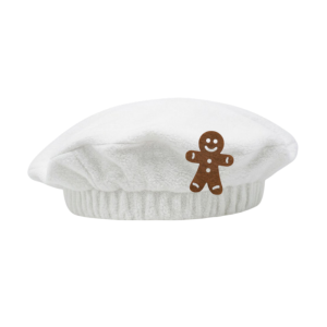 BERET PIERNIKOWY LUDZIK POLAR BIAŁY