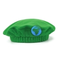 BERET PLANETA ZIEMIA POLAR ZIELONY