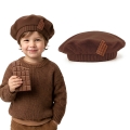 BERET CZEKOLADA POLAR BRĄZOWY
