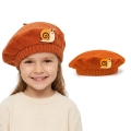 BERET ŚLIMAK POLAR POMARAŃCZOWY