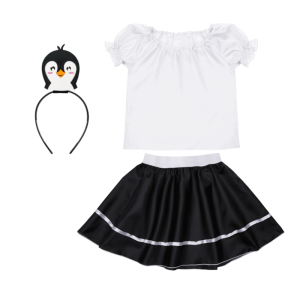 ZESTAW PINGWIN BIAŁO-CZARNY 98-110 4el