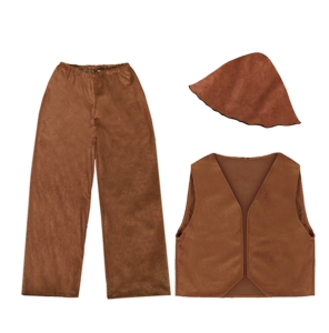 ZESTAW PASTUSZEK BRĄZOWY 98-110 3el