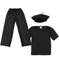 ZESTAW BERET CZARNY 98-110 3el