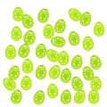 ZESTAW FRONTÓW PISANKI FILCOWY JASNOZIELONY 6cm 36szt