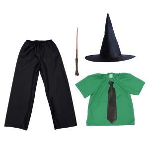 ZESTAW SLYTHERIN ZIELONO-CZARNY 98-110 5el