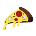 OPASKA PIZZA FILCOWA BRĄZOWO-ŻÓŁTA