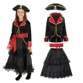 ZESTAW PIRATKA CZARNY 146-158 4el
