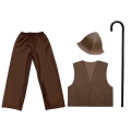 ZESTAW PASTUSZEK BRĄZOWY 98-110 4el