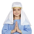 STRÓJ SUKIENKA MARYJA PONGEE BŁĘKITNY 146-158 3el