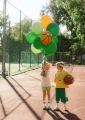 BALON PIŁKA DO KOSZYKÓWKI POMARAŃCZOWA 14" 35cm