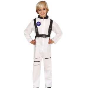 STRÓJ KOMBINEZON ASTRONAUTA BIAŁY 125-135