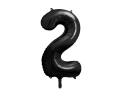 BALONY 2026 CZARNE 34'' 86cm 4el