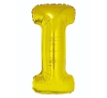 BALON LITERA I ZŁOTY 34'' 86cm