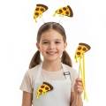 ZESTAW PIZZA BRĄZOWO-ŻÓŁTY 3el