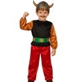 STRÓJ ASTERIX CZARNO-CZERWONY 125-135