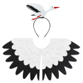 ZESTAW BOCIAN BIAŁO-CZARNY 3el