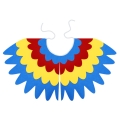 ZESTAW PAPUGA ŻÓŁTO-CZERWONY 134-140 5el