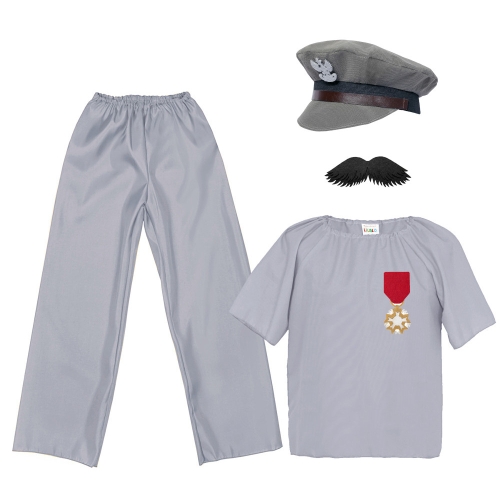 ZESTAW PIŁSUDSKI SZARO-CZARNY 146-158 5el
