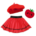 ZESTAW DZIEWCZĘCY CZERWONY S/M 4el