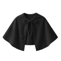 ZESTAW PELERYNA I BERET CZARNY L/XL 2el