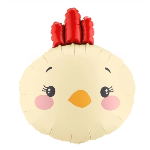 BALON PARTY DECO KURCZAK BEŻOWY 28" 73cm