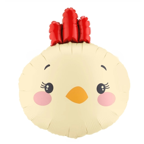 BALON PARTY DECO KURCZAK BEŻOWY 28" 73cm