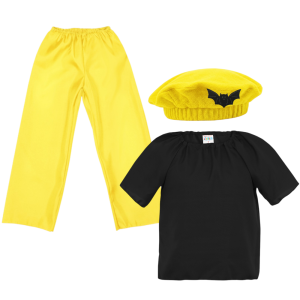 ZESTAW BATMAN CZARNO-ŻÓŁTY 98-110 3el