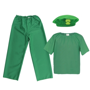 ZESTAW ŻABKA ZIELONY 116-128 3el